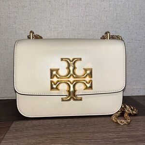 Tory Burch Cream Eleanor Small Shoulder Bag